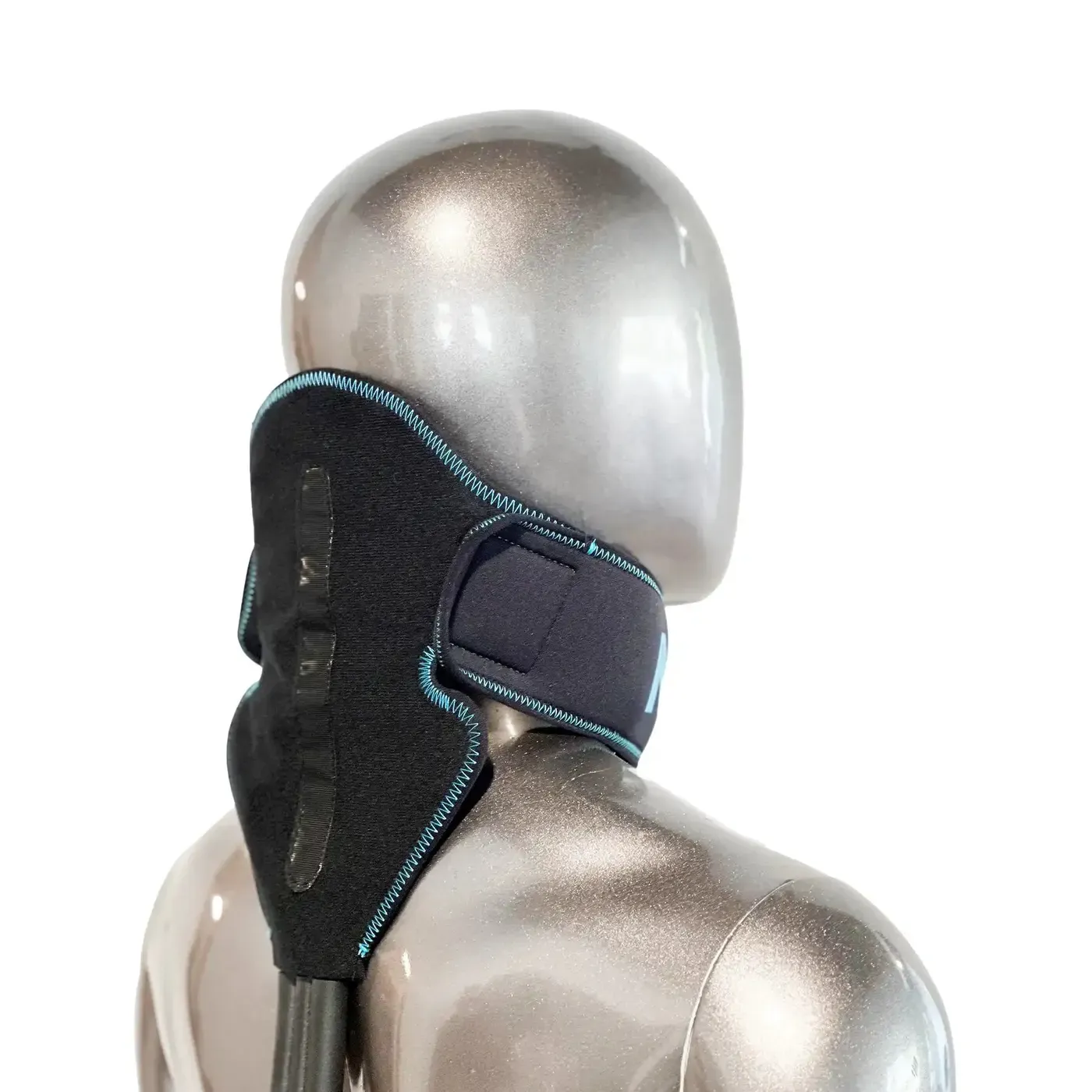 The NICE cervical wrap fitted around the neck and upper spine